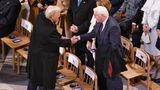 Donald Trumps Hintermann für den Abend: Bundespräsident Frank-Walter Steinmeier