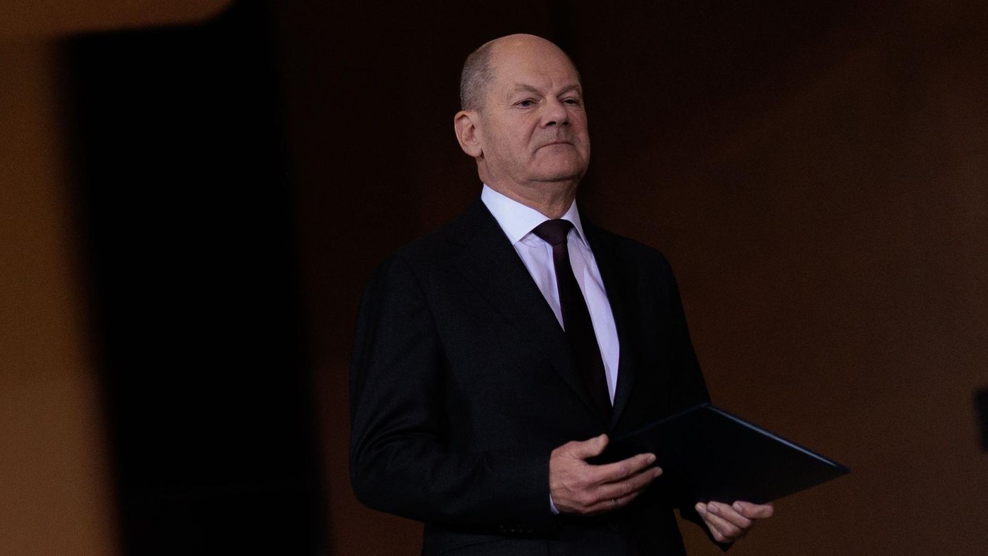 Olaf Scholz expresses his solidarity with the Syrians in Arabic