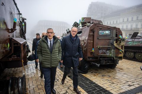 Merz in der Ukraine