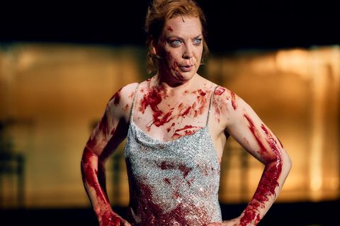 Lina Beckmann als Agaue in "Dionysos"