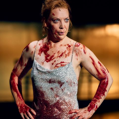 Lina Beckmann als Agaue in "Dionysos"