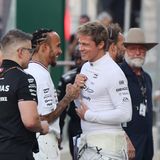 Brad Pitt und Lewis Hamilton