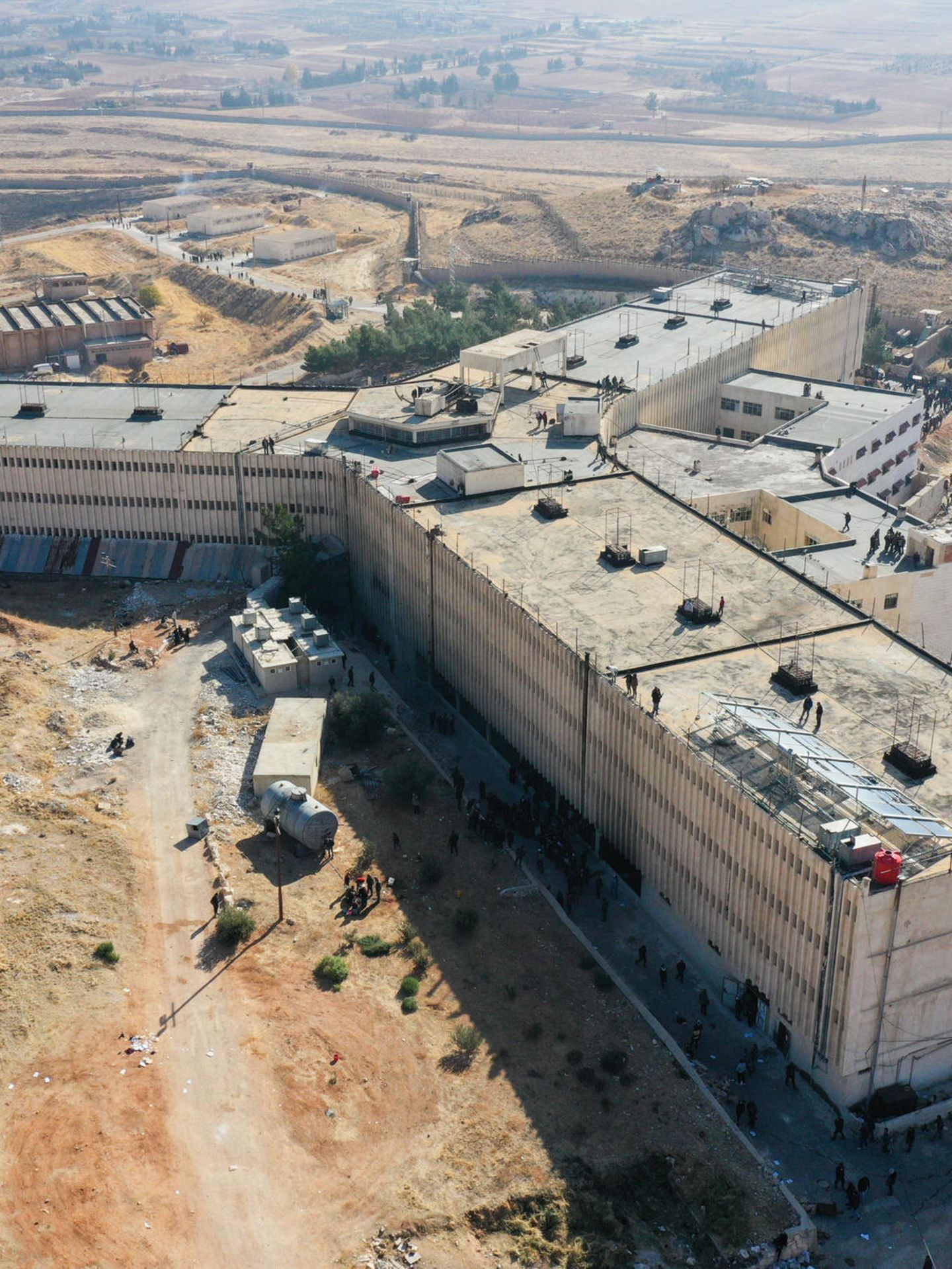 Syrien: Luftaufnahme des Militärgefängnisses Saidnaja