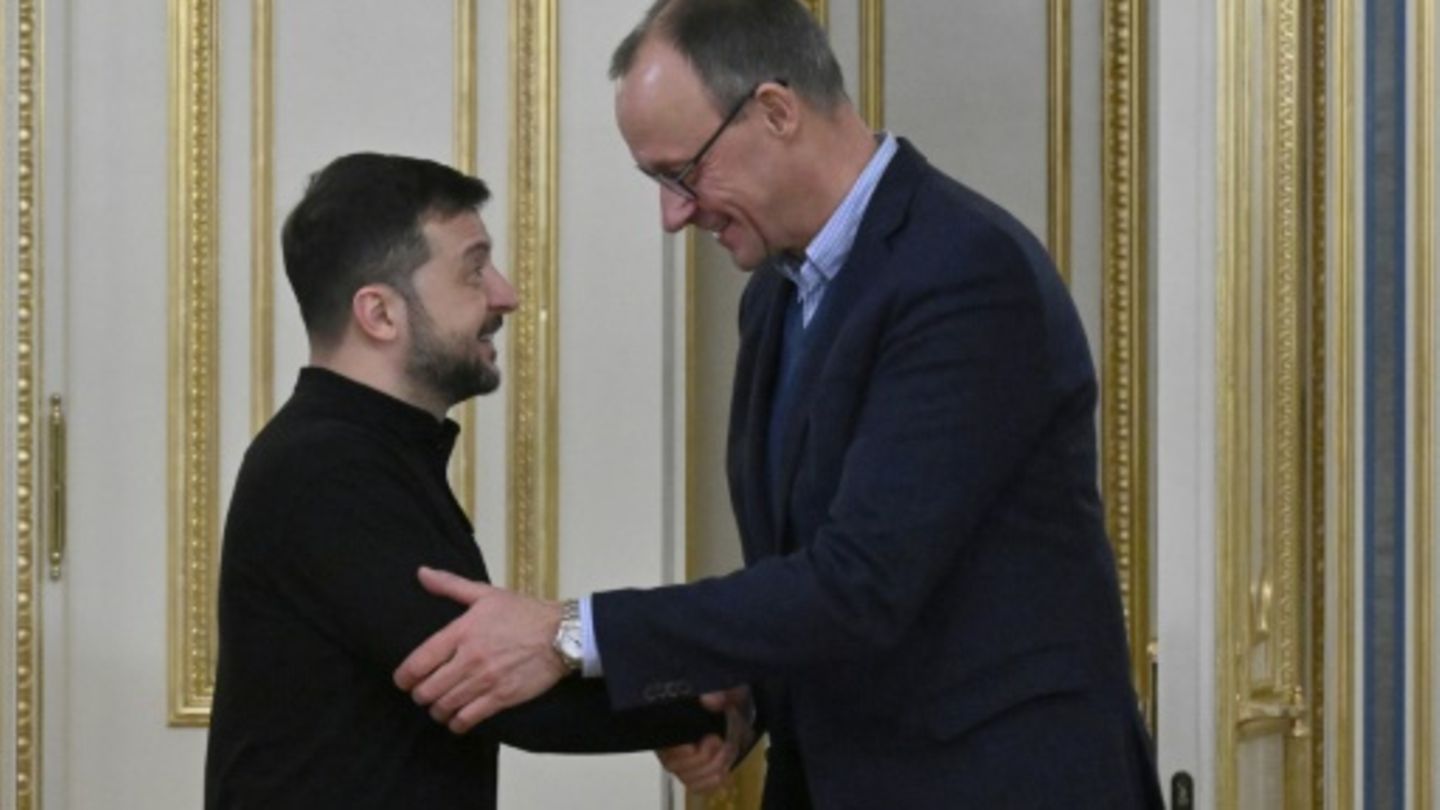 Selenskyj und Merz in Kiew