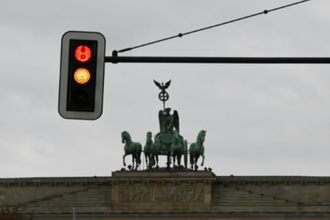Ampel in Berlin