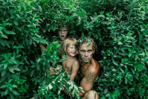 Nik, Maria und ihre Kinder leben in der norwegischen Natur. Foto: Maria Gros Vatne/ZDF/Arte/dpa