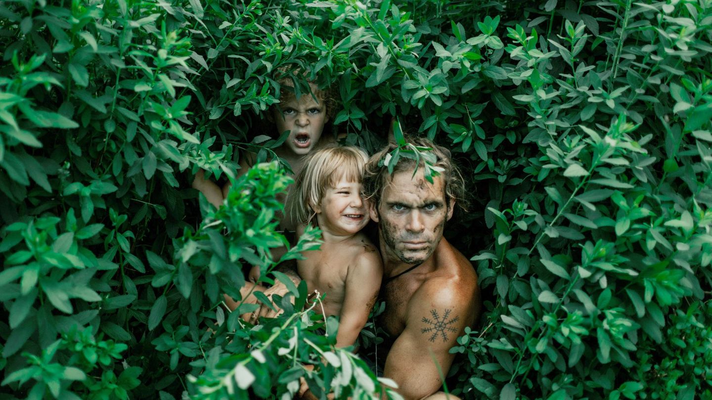 Nik, Maria und ihre Kinder leben in der norwegischen Natur. Foto: Maria Gros Vatne/ZDF/Arte/dpa