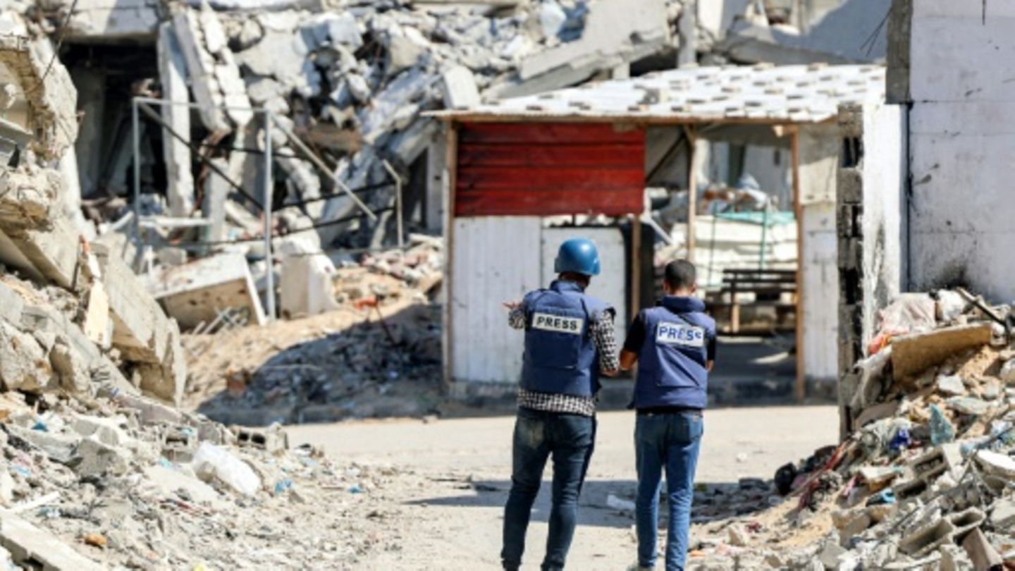 Journalisten im Gazastreifen