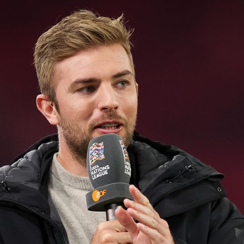 Christoph Kramer spricht in ein ZDF-Mikrofon