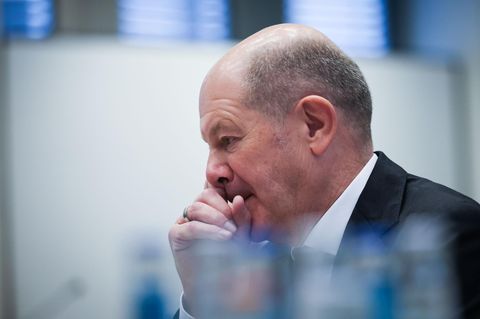 Bundeskanzler Olaf Scholz als Zeuge beim "Cum-Ex"-Untersuchungsausschuss