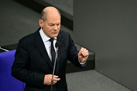 Scholz im Bundestag