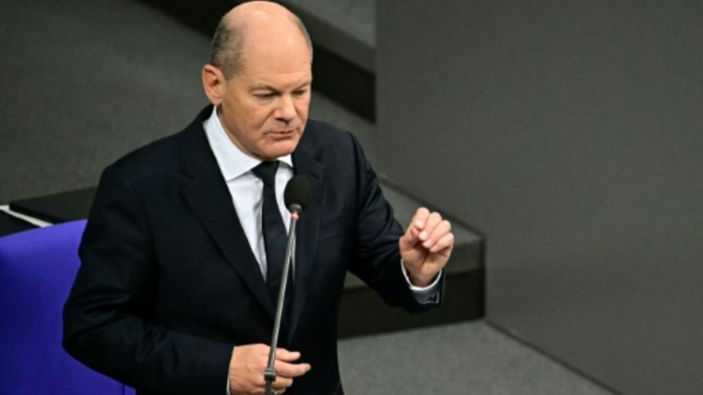 Scholz im Bundestag