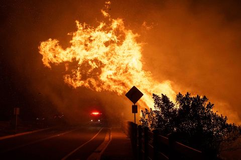 Waldbrand in Malibu