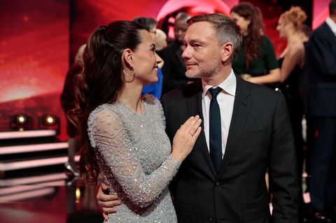 Christian Lindner mit Ehefrau Franca Lehfeldt