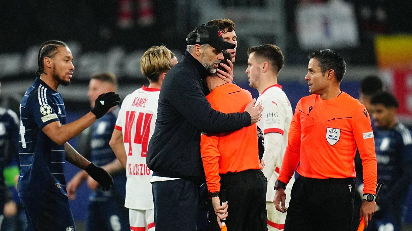 Nach Champions-League-Aus: Leipzig-Coach tröstet Linienrichter – warum er in Tränen ausbrach