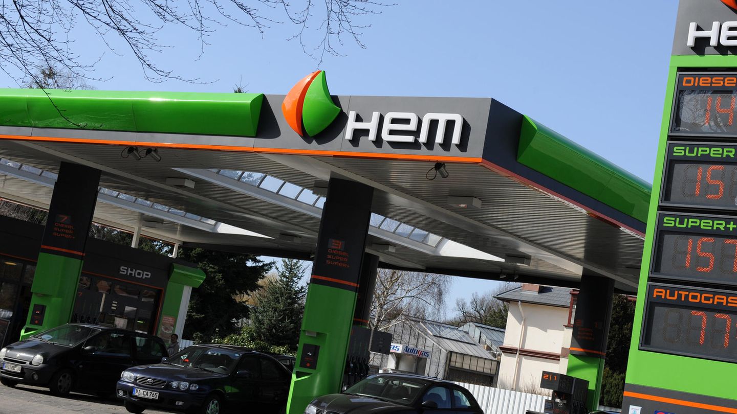 Eine HEM-Tankstelle in Hamburg statt in Berlin