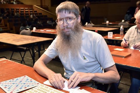 Nigel Richards bei den französischen Weltmeisterschaften 2015 – das Scrabble-Genie ist extrem öffentlichkeitsscheu