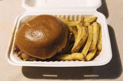 Cheeseburger von Lieferando