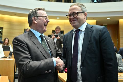 Mario Voigt und Bodo Ramelow