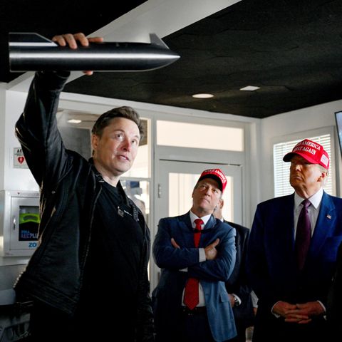 NASA: Donald Trump with Elon Musk