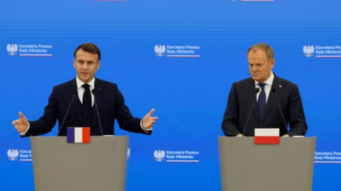 Emmanuel Macron und Donald Tusk