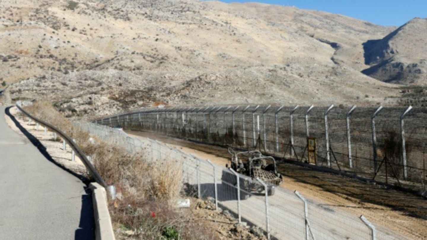 Pufferzone zwischen Israel und Syrien auf den Golanhöhen