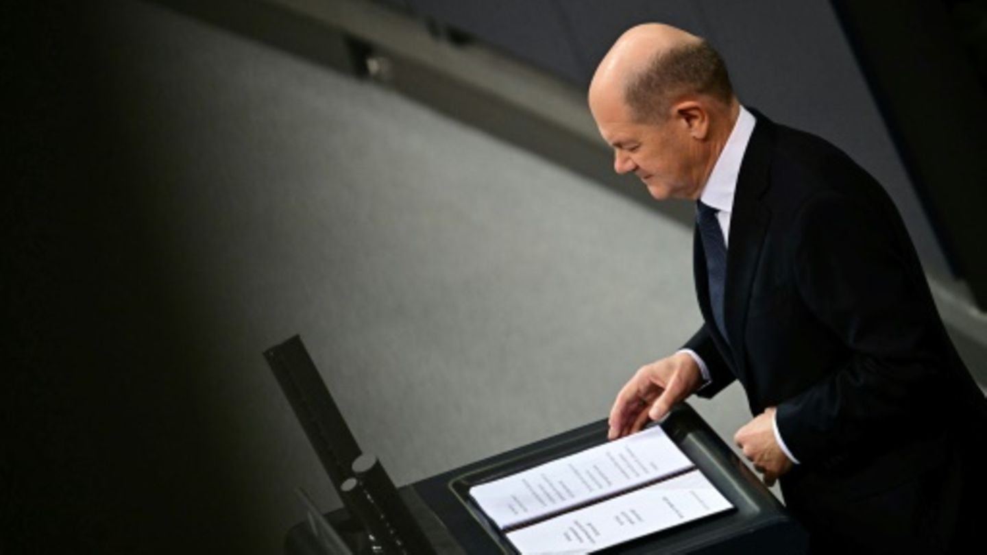 Scholz im Bundestag
