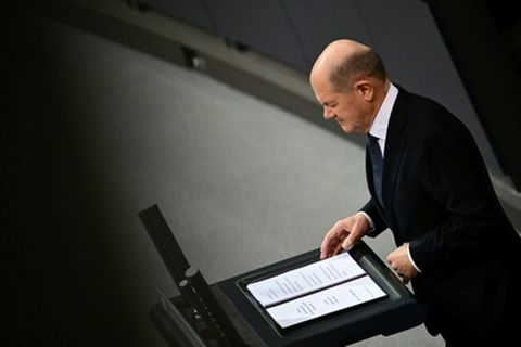 Scholz im Bundestag