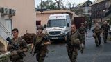 Armeeangehörige bei der Arbeit nach dem Zyklon Chido in Mayotte