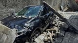 Dieses Auto in Labattoir dürfte wohl einen "wirtschaftlichen Totalschaden" erlitten haben