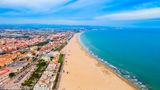 Valencia hat einen eigenen langen Sandstrand
