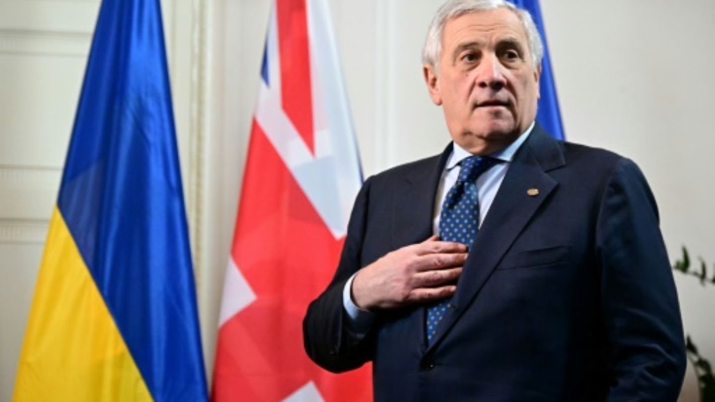 Italiens Außenminister Antonio Tajani i