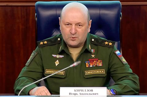 Igor Kirillow befehligte die atomaren, biologischen und chemischen Abwehrtruppen der russischen Streitkräfte