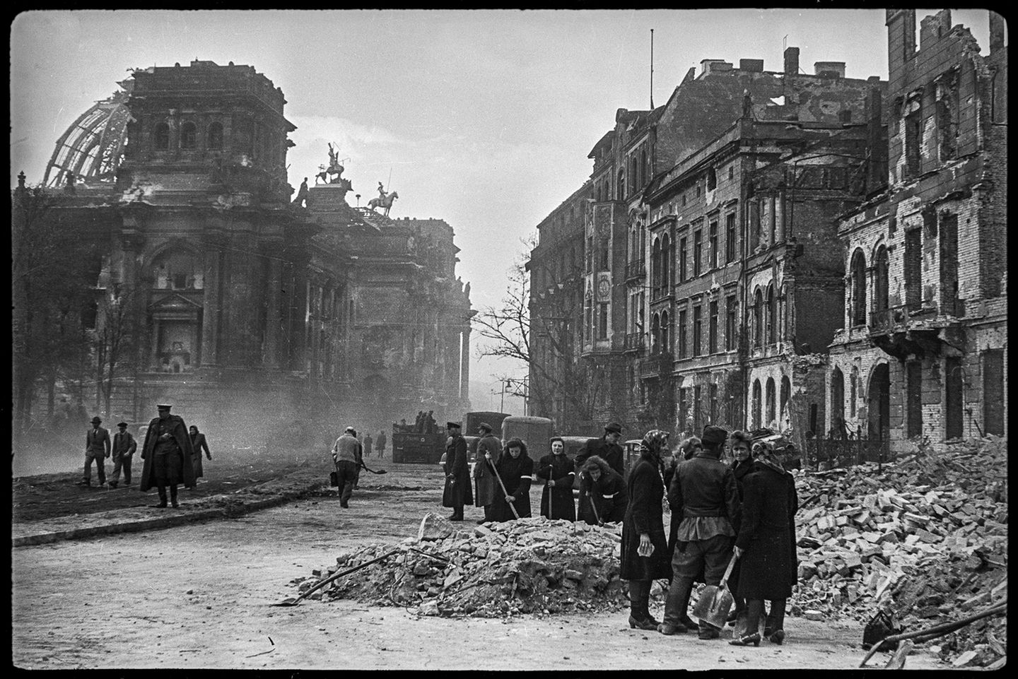 Zerstörte Reichstag