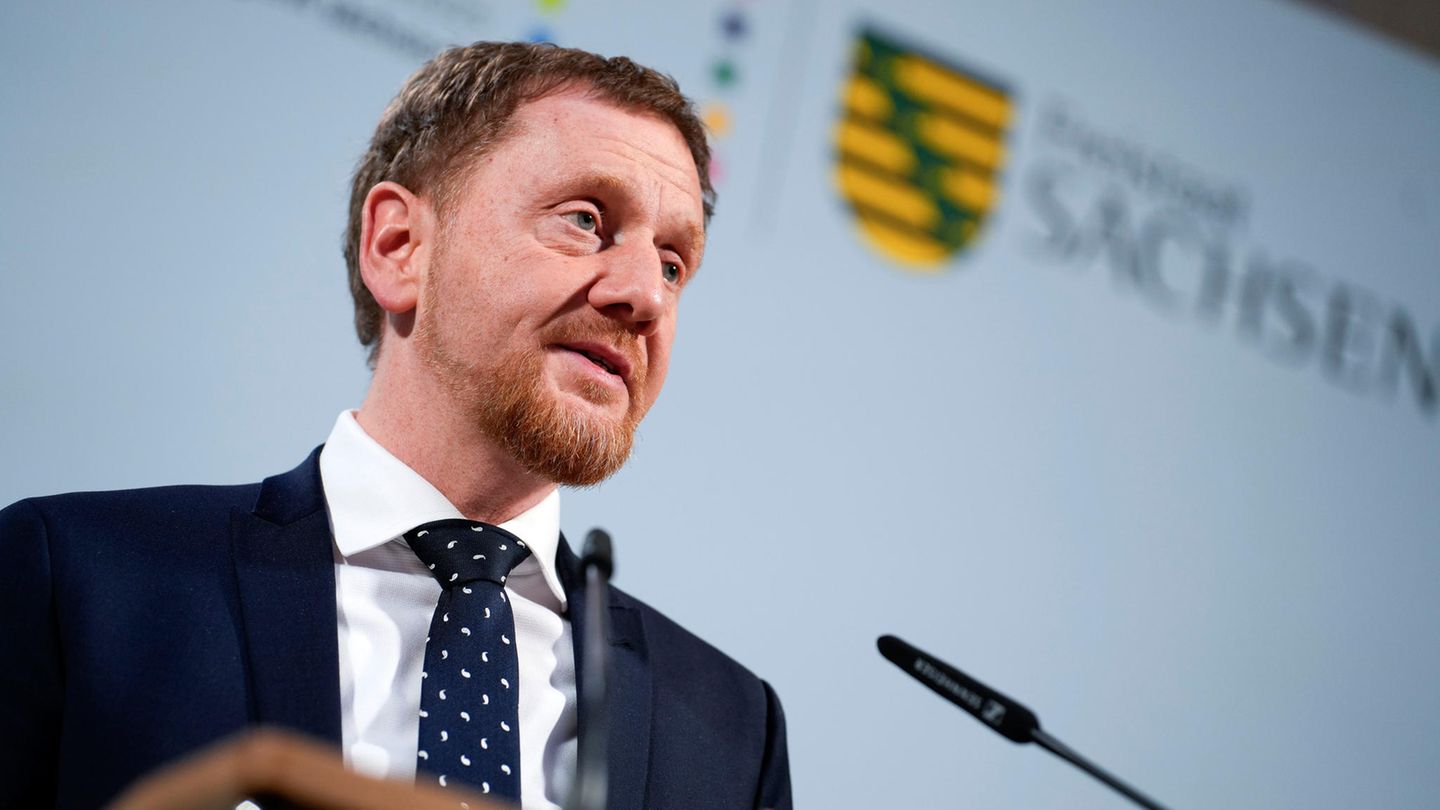 Sachsen Michael Kretschmer als Ministerpräsident wiedergewählt STERN.de