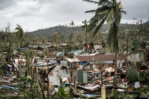 Verwüstung durch Zyklon "Chido" in Mayotte