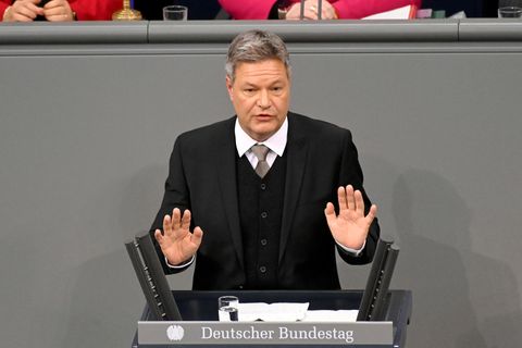 Robert Habeck im Bundestag