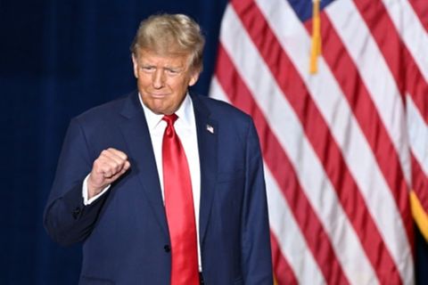 Donald Trump bei einem Auftritt