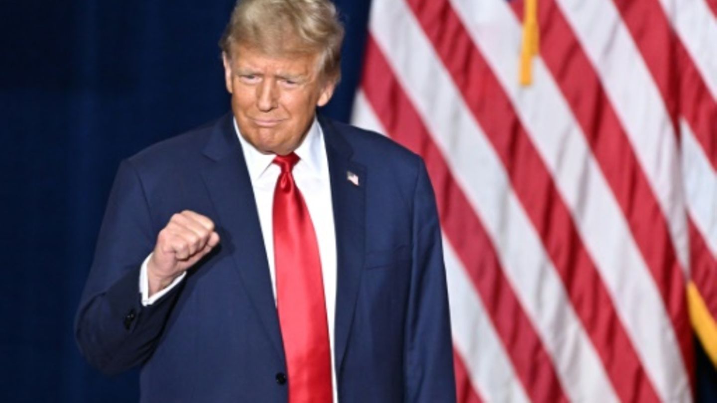 Donald Trump bei einem Auftritt