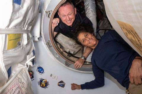Die Astronauten Butch Wilmore und Suni Williams