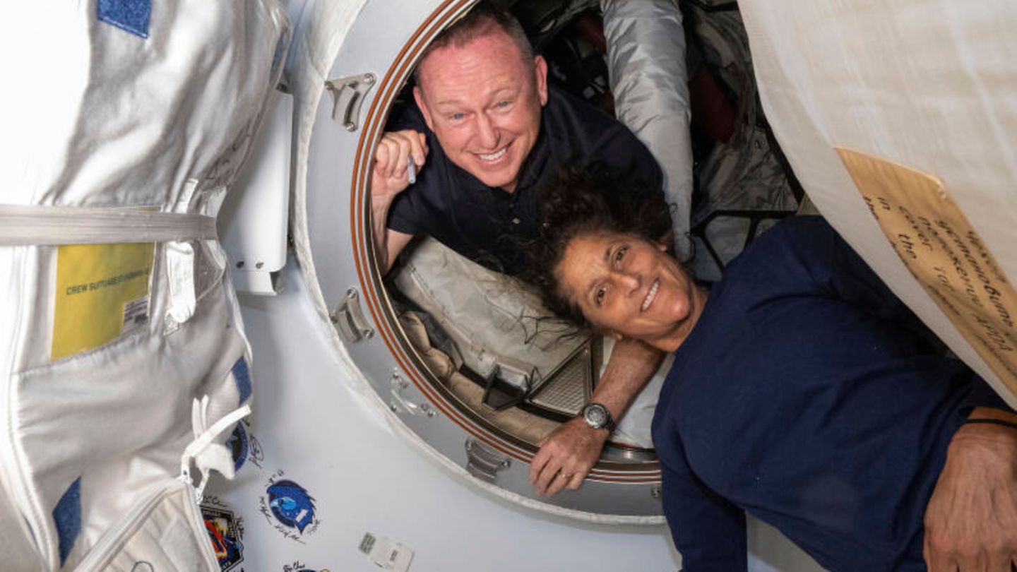 Die Astronauten Butch Wilmore und Suni Williams