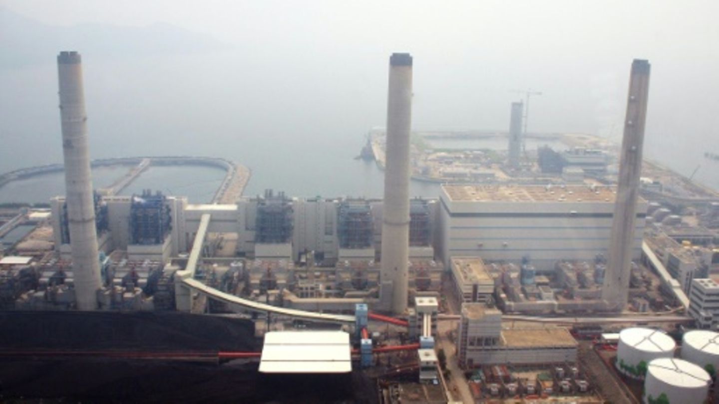 Kohlekraftwerk in Hong Kong