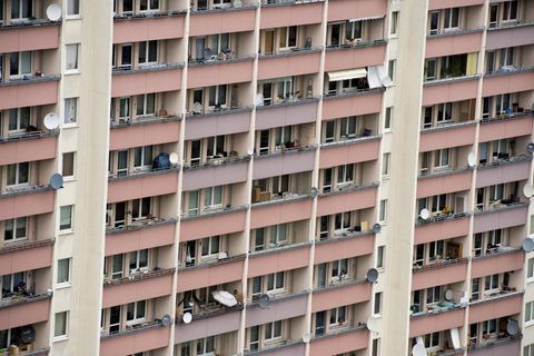 Plattenbau in Berlin