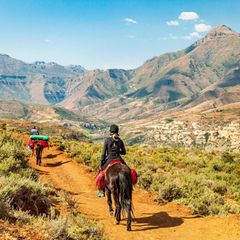 Lesotho: Ausritt in den Bergen