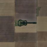 Gitarre im Feld in Cordoba, Argentinien