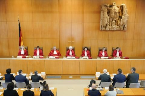 Urteilsverkündung im Bundesverfassungsgericht