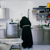 Abwasch in der Klosterküche