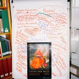 Flipchart nach einem Treffen der Schwesterngemeinschaft