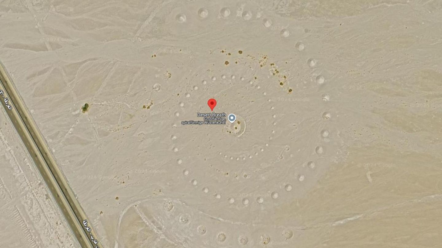 Mysteriöses Wüstenmuster in Ägypten