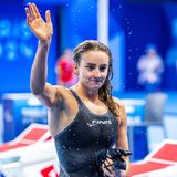 Elena Krawzow gewann über 100 Meter Brust